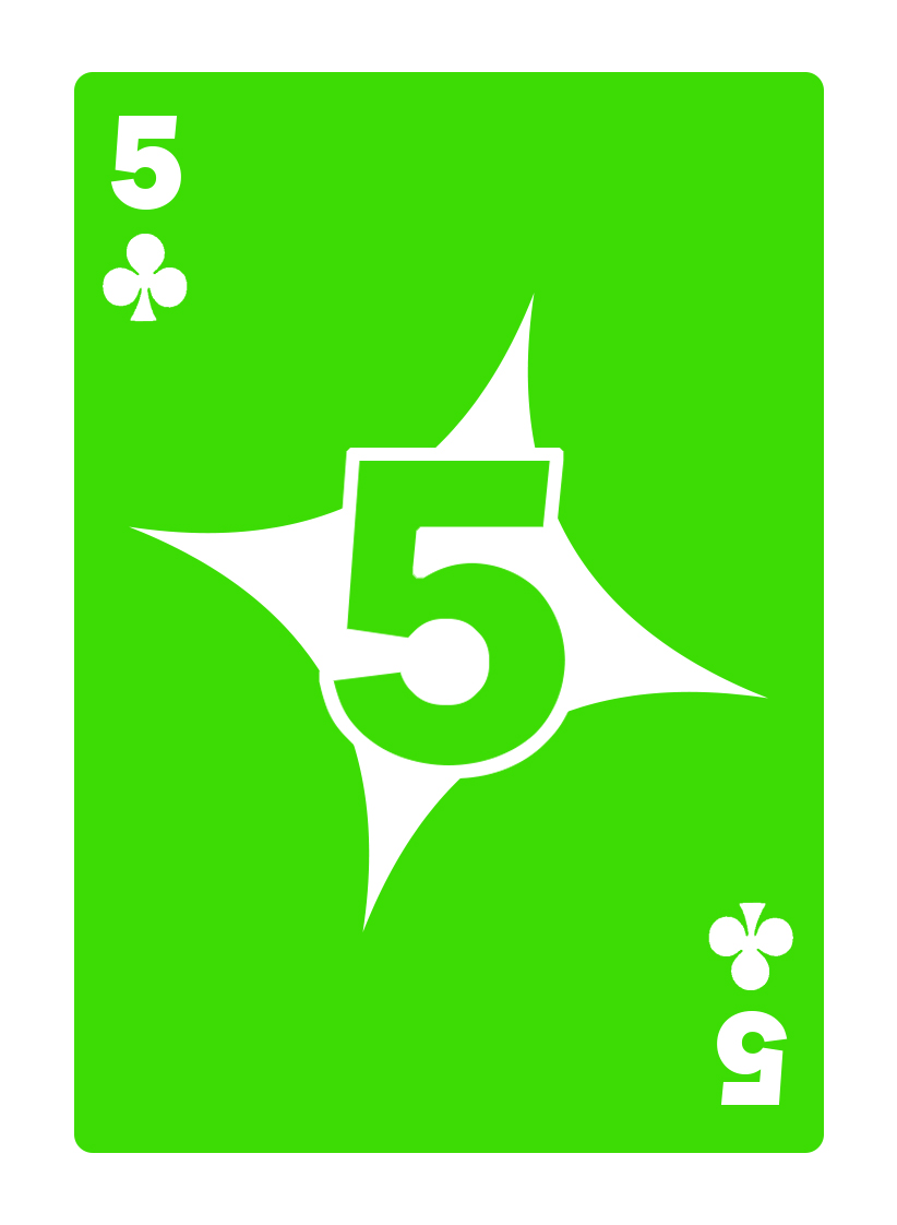 UNO 5 Clubs — Green